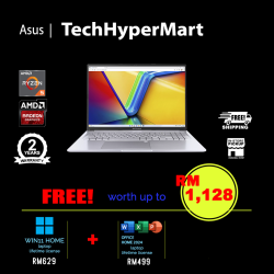 Asus Vivobook M1605N-AQMB151WS 16" Laptop/ Notebook (Ryzen 5 150, 16GB, 512GB, AMD Radeon, W11H, Off Home 2024 + Off 365 Basic)