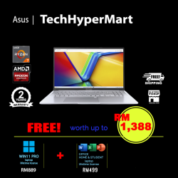 Asus Vivobook M1605Y-AMB424WSM-24-W11P 16" Laptop/ Notebook (Ryzen 7 7730U, 24GB, 512GB, AMD Radeon, W11P, Off H&S + Off 365 Basic)
