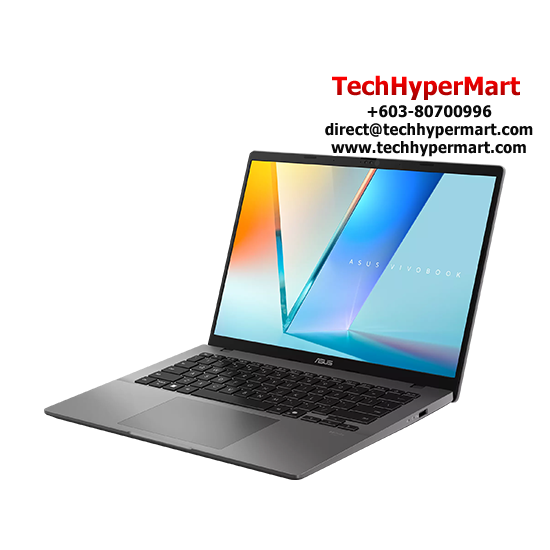 Asus Vivobook S M3407H-ASF220WS-24-W11 14" Laptop/ Notebook (Ryzen 5 220, 24GB, 512GB, AMD Radeon, W11H, Off Home 2024 + Off 365 Basic, AI)
