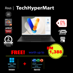 Asus Vivobook S 16 M5606W-AMX077WSM-1-W11P-EPP 16" Laptop/ Notebook (Ryzen AI 9 365, 24GB, 1TB, AMD Radeon, W11P, Off H&S, AI Chip)