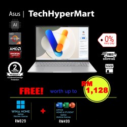 Asus Vivobook S 16 M5606W-AMX078WSM-1-W11-EPP 16" Laptop/ Notebook (Ryzen AI 9 365, 24GB, 1TB, AMD Radeon, W11H, Off H&S, AI Chip)