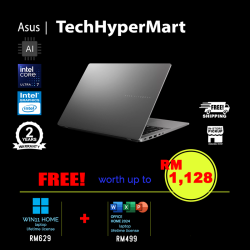 Asus Vivobook S14 S3407C-ASF745WS 14" Laptop/ Notebook (Ultra 7 255H, 16GB, 512GB, Intel, W11H, Off Home 2024 + Off 365 Basic, AI)