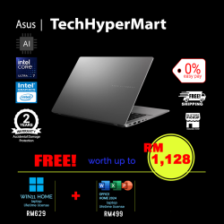 Asus Vivobook S14 S3407C-ASF745WS-1-W11-EPP 14" Laptop/ Notebook (Ultra 7 255H, 16GB, 1TB, Intel, W11H, Off Home 2024 + Off 365 Basic, AI)