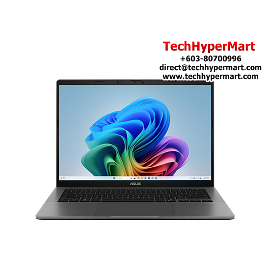 Asus Vivobook S14 S3407Q-ASF048WS 14" Laptop/ Notebook (Snapdragon X X1 26 100, 16GB, 1TB, Qualcomm Adreno, W11H, Off Home 2024 + Off 365 Basic, AI Chip)