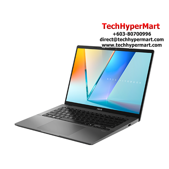 Asus Vivobook S14 S3407Q-ASF048WS 14" Laptop/ Notebook (Snapdragon X X1 26 100, 16GB, 1TB, Qualcomm Adreno, W11H, Off Home 2024 + Off 365 Basic, AI Chip)