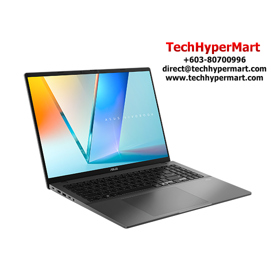 Asus Vivobook S16 S3607Q-ASH148WS 16" Laptop/ Notebook (Snapdragon X X1 26 100, 16GB, 1TB, Qualcomm Adreno, W11H, Off Home 2024 + Off 365 Basic, AI Chip)