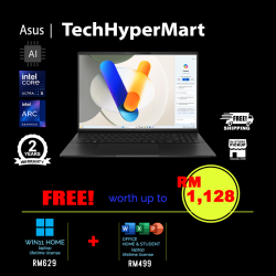 Asus Vivobook S5606M-AMX178WSM 16" Laptop/ Notebook (Ultra 5 125H, 16GB, 512GB, Intel Arc, W11H, Off H&S, AI Chip)