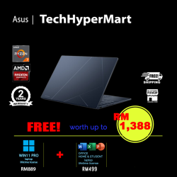 Asus VivoBook S 14 Flip TN3402Y-AKN216WSM-24-W11P 14" Laptop/ Notebook (Ryzen 7 7730U, 24GB, 512GB, AMD Radeon, W11P, Off H&S + Off 365 Basic, Touchscreen)