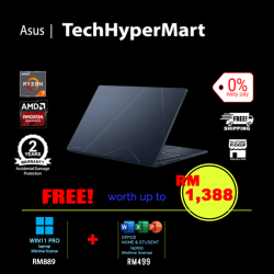 Asus VivoBook S 14 Flip TN3402Y-AKN216WSM-1-W11P-EPP 14" Laptop/ Notebook (Ryzen 7 7730U, 16GB, 1TB, AMD Radeon, W11P, Off H&S + Off 365 Basic, Touchscreen)