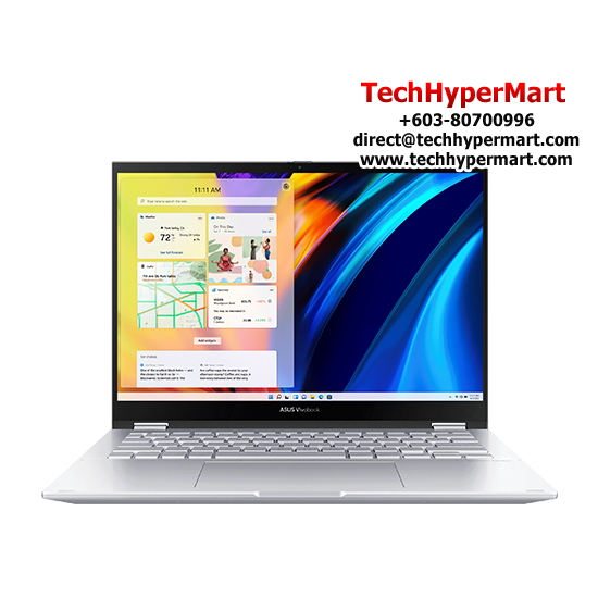 Asus Vivobook S14 Flip TN3402Y-ALZ308WS-12-W11 14" Laptop/ Notebook (Ryzen 5 7430U, 12GB, 512GB, AMD Radeon, W11H, Off H&S, Touchscreen, Pen)