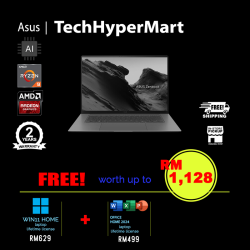 Asus Zenbook S16 UM5606G-ASR496WSP 16" Laptop/ Notebook (Ryzen AI 9 465, 32GB, 512GB, AMD Radeon, W11H, Off Home 2024 + Off 365 Basic, Touch, AI)