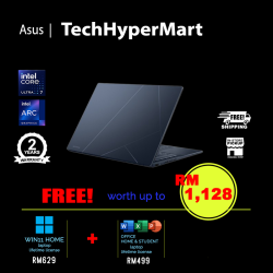 Asus Zenbook UX3405M-APP146WS 14" Laptop/ Notebook (Ultra 7-155H, 32GB, 1TB, Intel Arc, W11H, Off H&S)