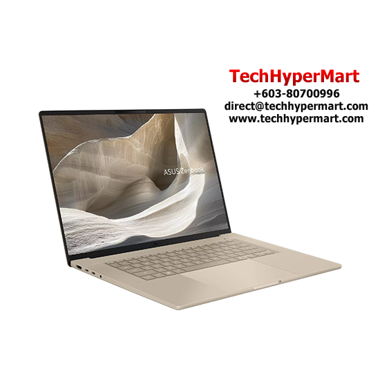 Asus Zenbook UX3607O-ASQ082WS 16" Laptop/ Notebook (Snapdragon X2 Elite Extreme X2E94100, 48GB, 512GB, Qualcomm Adreno, W11H, Off Home 2024 + Off 365 Basic, AI Chip)