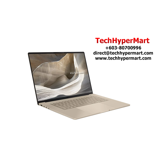 Asus Zenbook UX3607Q-ASH090WSP 16" Laptop/ Notebook (Snapdragon X, 16GB, 1TB, Qualcomm Adreno, W11H, Off Home 2024 + Off 365 Basic, AI)
