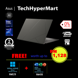 Asus Zenbook S 14 UX5406S-APV208WMS-2-W11-EPP 14" Laptop/ Notebook (Ultra 7 258V, 32GB, 2TB, Intel Arc, W11H, Off Home 2024 + Off 365 Basic, AI Chip)