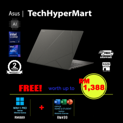 Asus Zenbook S 14 UX5406S-APV208WMS-W11P 14" Laptop/ Notebook (Ultra 7 258V, 32GB, 1TB, Intel Arc, W11P, Off Home 2024 + Off 365 Basic, AI Chip)