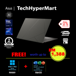 Asus Zenbook S 14 UX5406S-APV208WMS-2-W11P-EPP 14" Laptop/ Notebook (Ultra 7 258V, 32GB, 2TB, Intel Arc, W11P, Off Home 2024 + Off 365 Basic, AI Chip)