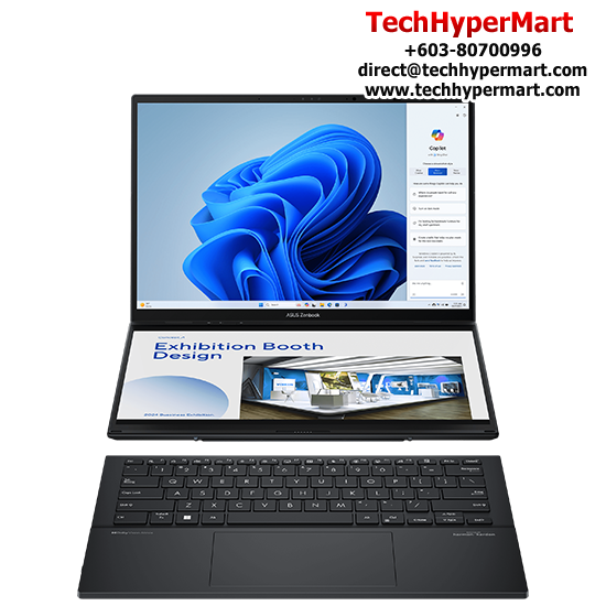 Asus Zenbook Duo UX8406M-APZ032WSM-2-W11P-EPP 14" Laptop/ Notebook (Ultra 7 155H, 32GB, 2TB, Intel Arc, W11P, Off H&S + Off 365 Basic, Touchscreen, Pen) Asus Zenbook Duo UX8406M-APZ032WSM-2-W11P-EPP 14" Laptop/ Notebook (Ultra 7 155H, 32GB, 2TB, Intel Arc, W11P, Off H&S + Off 365 Basic, Touchscreen, Pen)