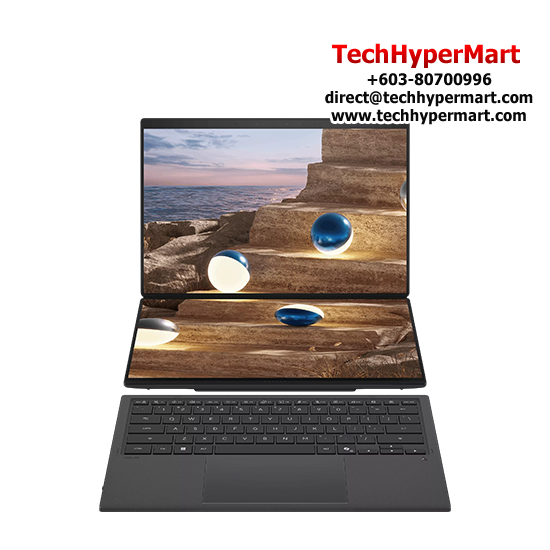 Asus Zenbook Duo UX8407A-ASN358WS-W11P 14" Laptop/ Notebook (Ultra X7 358H, 32GB, 1TB, Intel Arc, W11P, Off Home 2024 + Off 365 Basic, Touch, AI)