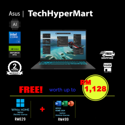 Asus V16 V3607V-URP205WS 16" Laptop/ Notebook (Core 5 210H, 16GB, 512GB, NV RTX4050, W11H, Off Home 2024 + Off 365 Basic, 144Hz, AI Chip)