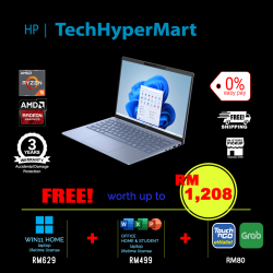 HP Pavilion Aero 13-bg0015AU-1-W11-EPP 13.3" Laptop/ Notebook (Ryzen 5 8640U, 16GB, 1TB, AMD Radeon, W11H, Off H&S)