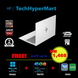 HP Pavilion Aero 13-bg0037AU-W11P 13.3" Laptop/ Notebook (Ryzen 7 8840U, 16GB, 512GB, AMD Radeon, W11P, Off H&S + Off 365 Basic)