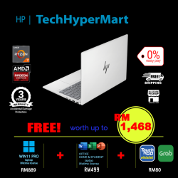 HP Pavilion Aero 13-bg0037AU-1-W11P-EPP 13.3" Laptop/ Notebook (Ryzen 7 8840U, 16GB, 1TB, AMD Radeon, W11P, Off H&S + Off 365 Basic)