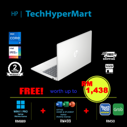 HP 14-ep0040TU-W11P 14" Laptop/ Notebook (i7-1355U, 8GB, 512GB, Intel Iris Xe, W11P, Off H&S)