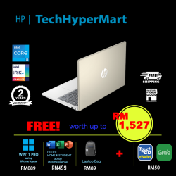 HP 14-ep0044TU-16-W11P 14" Laptop/ Notebook (i5-1335U, 16GB, 512GB, Intel Iris Xe, W11P, Off H&S)