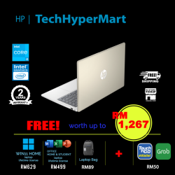 HP 14-ep0135TU-32-W11 14" Laptop/ Notebook (i3-N305, 32GB, 512GB, Intel, W11H, Off H&S)
