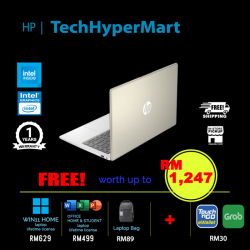 HP 14-ep0137TU-16-W11 14" Laptop/ Notebook (N100, 16GB, 512GB, Intel, W11H, Off H&S)