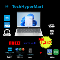 HP 14-ep0138TU-16-W11 14" Laptop/ Notebook (N100, 16GB, 512GB, Intel, W11H, Off H&S)