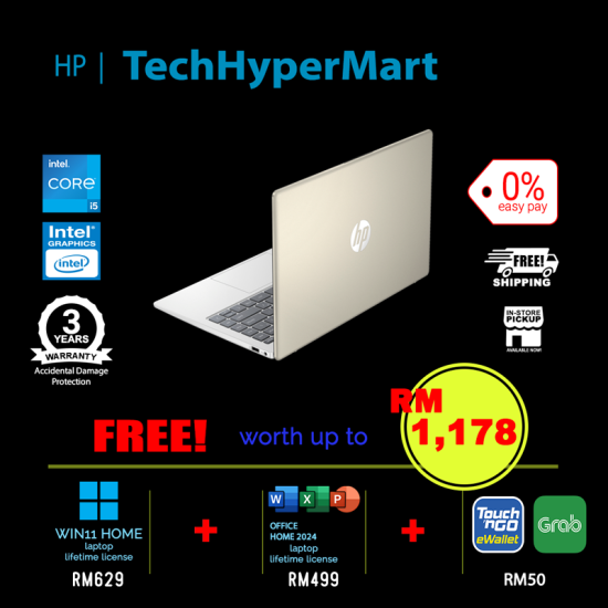 HP 14-ep0303TU-16-1-W11-EPP 14" Laptop/ Notebook (i5-1334U, 16GB, 1TB, Intel, W11H, Off Home 2024 + Off 365 Basic) HP 14-ep0303TU-16-1-W11-EPP 14" Laptop/ Notebook (i5-1334U, 16GB, 1TB, Intel, W11H, Off Home 2024 + Off 365 Basic)