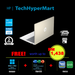 HP 14-ep0303TU-16-W11P 14" Laptop/ Notebook (i5-1334U, 16GB, 512GB, Intel, W11P, Off Home 2024 + Off 365 Basic)