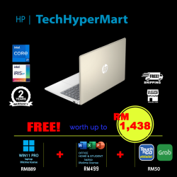HP 14-ep0307TU-32-W11P 14" Laptop/ Notebook (i7-1355U, 32GB, 512GB, Intel Iris Xe, W11P, Off Home 2024 + Off 365 Basic)