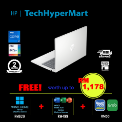 HP 14-ep0308TU 14" Laptop/ Notebook (i7-1355U, 16GB, 512GB, Intel Iris Xe, W11H, Off Home 2024 + Off 365 Basic)
