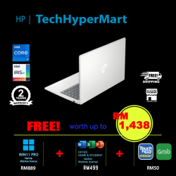 HP 14-ep0308TU-32-W11P 14" Laptop/ Notebook (i7-1355U, 32GB, 512GB, Intel Iris Xe, W11P, Off Home 2024 + Off 365 Basic)