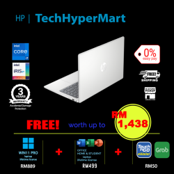 HP 14-ep0308TU-1-W11P-EPP 14" Laptop/ Notebook (i7-1355U, 16GB, 1TB, Intel Iris Xe, W11P, Off Home 2024 + Off 365 Basic)