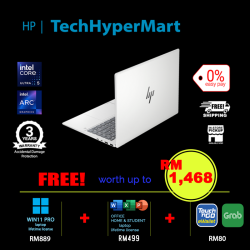 HP Pavilion Plus 14-ew1117TU-1-W11P-EPP 14" Laptop/ Notebook (Ultra 5 125H, 16GB, 1TB, Intel Arc, W11P, Off Home 2024 + Off 365 Basic)