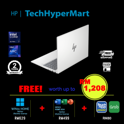 HP Pavilion Plus 14-ew1120TU 14" Laptop/ Notebook (Ultra 7 155H, 32GB, 1TB, Intel Arc, W11H, Off Home 2024 + Off 365 Basic)