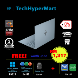 HP Pavilion Plus 14-ey0027AU-1-W11-EPP 14" Laptop/ Notebook (Ryzen 7 7840U, 16GB, 1TB, AMD Radeon, W11H, Off H&S)