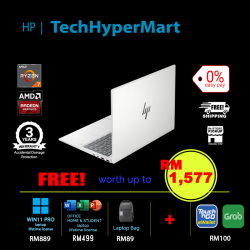 HP Pavilion Plus 14-ey0029AU-1-W11P-EPP 14" Laptop/ Notebook (Ryzen 7 7840U, 16GB, 1TB, AMD Radeon, W11P, Off H&S)