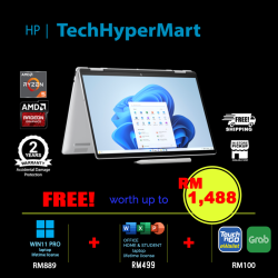 HP Envy x360 14-fa0025AU-W11P 14" Laptop/ Notebook (Ryzen 5 8640HS, 16GB, 512GB, AMD Radeon, W11P, Off H&S, Touchscreen, Pen)
