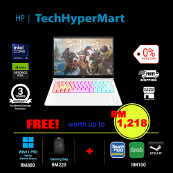 HP Omen Transcend 14-fb0039TX-2-W11P-EPP 14" Laptop/ Notebook (Ultra 9 185H, 32GB, 2TB, NV RTX4070, W11P, 120Hz)