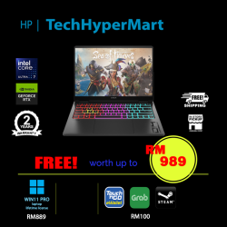 HP Omen Transcend 14-fb0046TX-W11P 14" Laptop/ Notebook (Ultra 7 155H, 16GB, 1TB, NV RTX4060, W11P, 120Hz)