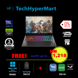 HP Omen Transcend 14-fb0046TX-2-W11P-EPP 14" Laptop/ Notebook (Ultra 7 155H, 16GB, 2TB, NV RTX4060, W11P, 120Hz)