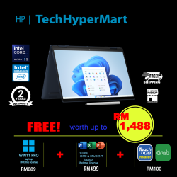 HP Envy x360 14-fc0037TU-W11P 14" Laptop/ Notebook (Ultra 5 125U, 16GB, 512GB, Intel, W11P, Off H&S, Touchscreen, Pen)