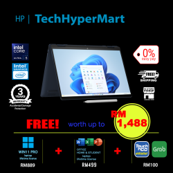 HP Envy x360 14-fc0037TU-1-W11P-EPP 14" Laptop/ Notebook (Ultra 5 125U, 16GB, 1TB, Intel, W11P, Off H&S, Touchscreen, Pen)