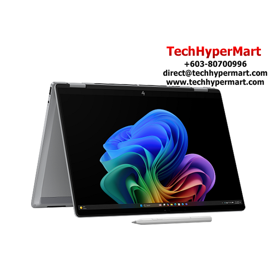 HP OmniBook X FlipNGAI 14-fk0118AU-1-W11P-EPP 14" Laptop/ Notebook (Ryzen AI 5 340, 16GB, 1TB, AMD Radeon, W11P, Off Home 2024 + Off 365 Basic, Touch, AI Chip)