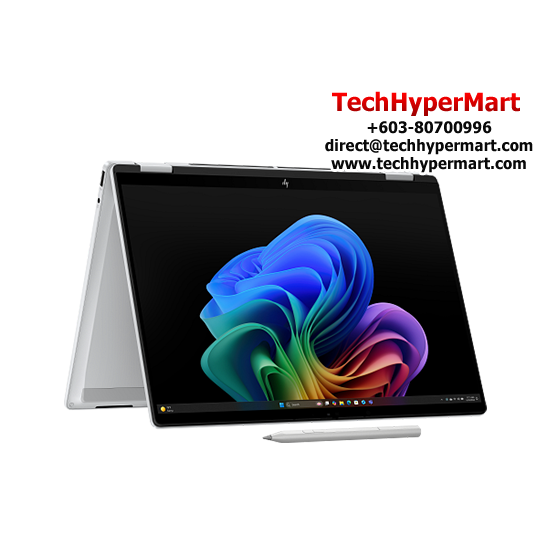 HP OmniBook X FlipNGAI 14-fk0119AU-1-W11P-EPP 14" Laptop/ Notebook (Ryzen AI 5 340, 16GB, 1TB, AMD Radeon, W11P, Off Home 2024 + Off 365 Basic, Touch, AI Chip)